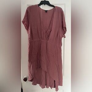 Torrid Dusty Rose V-Neck Blouse